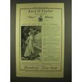 1908 Lord & Taylor Onyx Hosiery Ad