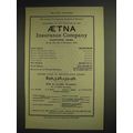 1904 Aetna Insurance Ad - Leading Fire Insurance
