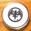 (1) Bat Poker Chip Golf Ball Marker - White