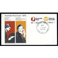 AUSTRALIA 1975 FDC Postal & Telecommunications ...