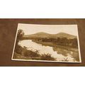 Valentines Postcard -Tweed & Eildon Hills, Melr...