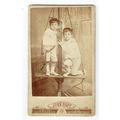 Victorian cdv photo two boys in rigging London ...