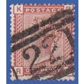 GB QV 1880 1d VENETIAN RED RK SG166 GU LEITH SC...