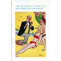 SEASIDE COMIC POSTCARD BY TROW NUMBER 11974 PUB...