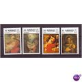 kiribati stamps set mnh sg318 christmas paintings