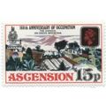 Ascension 1975 Occupation 15p Green Mountain Mo...