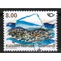 2012 Greenland Sc# 614 Marine Life used 8.00kr