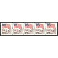 2523 29c U.S. Flag Fine MNH PNC 4/5 B218