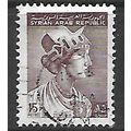 SYRIA 1963 15p BROWN ZENOBIA SG 804 FINE USED#