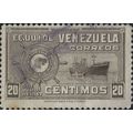 VENUZUELA, SHIP, M.S. Republica de Venezuela, brown 1948, 20c