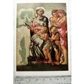 Vintage illustration: famous paintings Michelan...