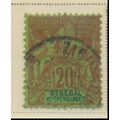 Senegal (French Africa) Stamp Scott #44, Used