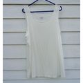 N1X LOGO Layers Lori Goldstein Ivory Tunic Tank...