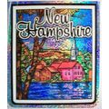 New Hampshire State Vinyl Reflective Souvenir D...