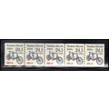 2266 24.1c Tandem Bicycle Fine MNH Dry Gum PNC ...