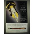 1996 Parker Duofold Pen Ad - The nib is still s...