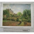 1987 print The Artist's Garden at Eragny by Cam...