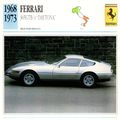 Collectors Club card. Classic Cars. Ferrari 365...
