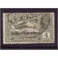 INDIA 1929 AIR 4A OLIVE GREEN SG 222 FINE USED