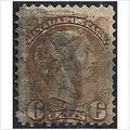 Canada 1889 SG108 6c Pale Chestnut Good Used .. .