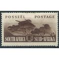 South Africa 1941 SG96 1/- Brown WAR EFFORT Mou...