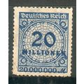 Germany 1923 - SG 321 - 20M blue - unused