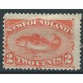 Newfoundland 1887 SG51 2c Orange-Vermillion Mou...