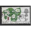 1967 4d ' BRITISH WILD FLOWERS' (PHOS) FINE USE...