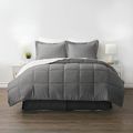 Twin XL size 6-Piece Microfiber Reversible Bed-...