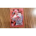 2014 Topps Red Hot Foil Card # 109 David Freese...