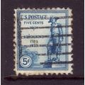 USA 1933 5c BLUE GEN KOSCIUSKO SG 733 FINE USED#3
