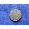 1990 GREECE 20 DRACHMES COIN.
