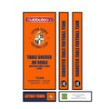 Table Football Subbuteo Box Label Luton Town (E...