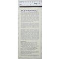1975 leaflet Old Faithful, A Symbol of Our Nati...