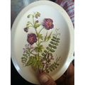 Pretty Floral 3d Ceramic Plaque