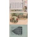 Gruss Aus Braunschweig 3x Old German Postcard s
