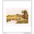CHARLECOTE HALL FROM THE RIVER, WARWICKSHIRE, E...