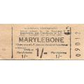 London Transport BMR Machine Ticket - Marylebon...