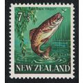 New Zealand Brown Trout Fish 1967 MNH SG#871
