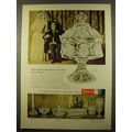 1961 Fostoria Wedding Bowl and Cover Ad - Old-f...