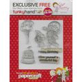 Funky Hand. Our Betty Stamp Set. App 9x10cm. St...