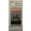 1969 Esso Road Map Section 4 Midlands and East ...