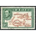 Fiji 1938 2d brown & green Die I SG253 used