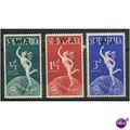 South West Africa 1949 - SG 138-140 Hermes & Gl...