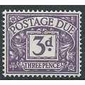 1955 D50 3d Violet Unmounted Mint