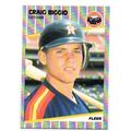 1989 Fleer Craig Biggio Rookie Card - Card # 353