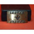 Pre-Owned Broad & Greek Solid Brass Belt Buckle