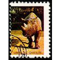 Umm Al Qiwain 1972 Animals 1R Used Stamp Rhino