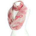 Scarf - Infinity Scarf - Pink Ribbon - Pink - S...
