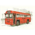Bus Art Postcard London Transport RF RF465 AEC ...